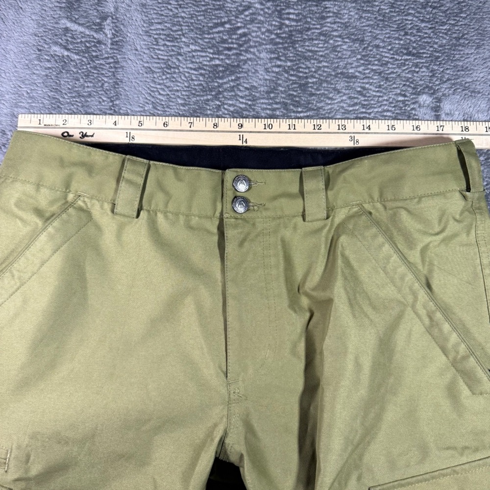 Burton Living Lining Cargo Snowboard Pants Mens Large Olive Green RN87380 - Picture 6 of 8